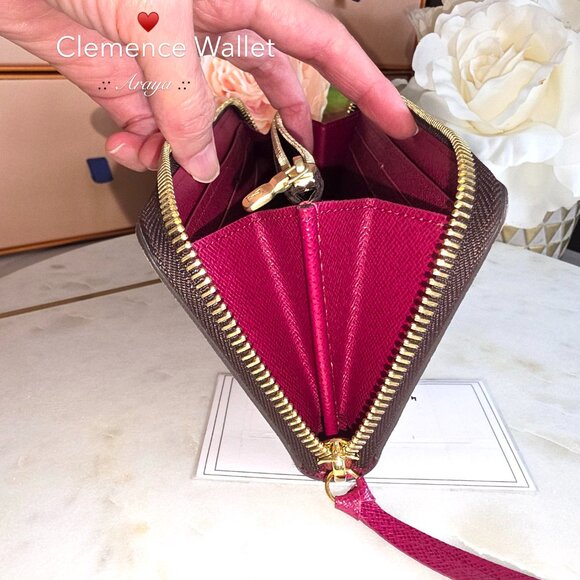 Louis Vuitton Clemence Wallet 100%Authentic - Picture 9 of 14